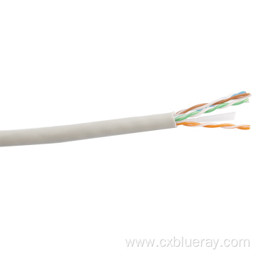 0.5mm CCA UTP CAT6 24AWG 4PAIR HDPE with seperator PVC jacket Indoor communication network LAN cable